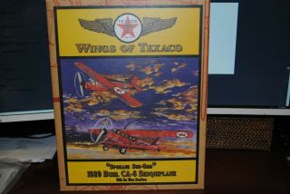 Wings Of Texaco 1929 Buhl Ca - 6 Sesquiplane Airplane Regular Edition Spokane 9