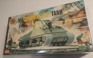 Airfix M4 Sherman Mk1 Tank Kit 1:72 Wwii Era 01303 Model Kit Factory
