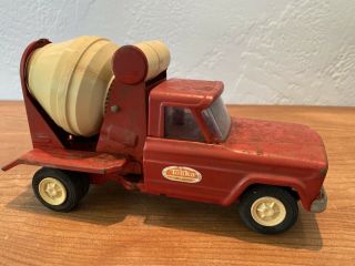 Vintage Tonka Cement Mixer Truck Red No.  77 1960s