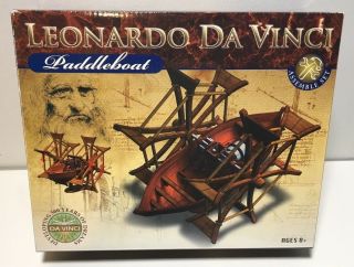 Leonardo Da Vinci Paddleboat Model Kit By Edu Toys And
