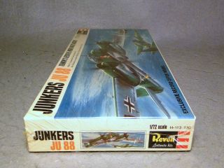 Revell 1/72 Junkers JU 88 Vintage Plastic Kit Factory 2