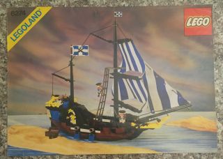 1989 Lego 6274 - Caribbean Clipper - Instructions - Complete 20 Pages