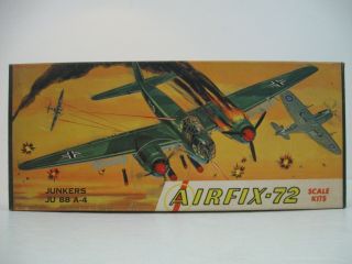Vintage Airfix 1/72 Junkers Ju88a - 4 1 - 109
