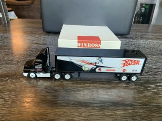 1998 1:64 Scale Winross Speed Racer Truck & Trailer W/original Box Made In The U
