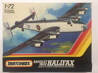 Matchbox 1/72 Model Of The Handley Page Halifax B Mk.  I/ii Gr.  Ii/srs.  Ia
