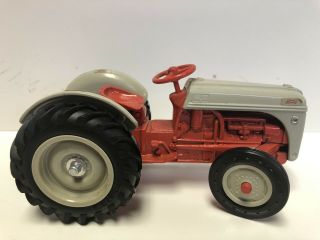 Ertl Vintage Ford 8n Diecast Tractor 1/16 Scale,  No Box,  Red/grey Colors