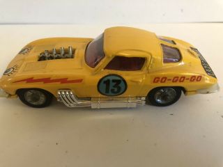 Vintage Corgi Toys 1963 Chevrolet Corvette Stingray Split Window - Lazy Bones 2