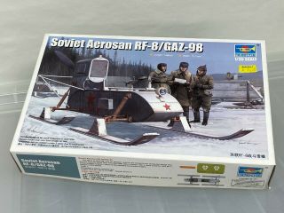 Trumpeter 1/35 Soviet Aerosan Rf - 8/gaz - 98,  Contents.