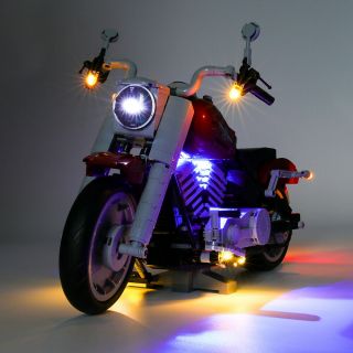 Led Light Kit For Lego 10269 Lego Harley Davidson Fat Boy Motorcycle Lighting