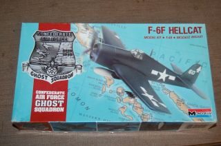 1/48 Monogram Grumman F - 6f F6f Hellcat Ghost Squadron Release Partial Decal