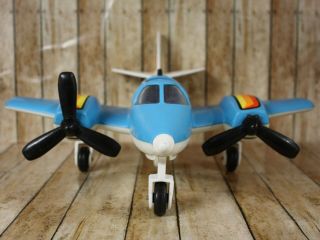 Tonka Hand Commander Turbo Prop Toy Airplane Vintage 1979 Blue White Please Read