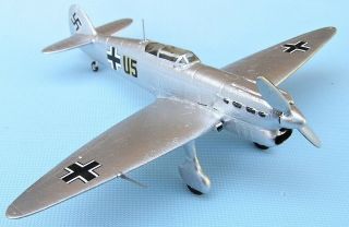 Avia B.  35.  1,  Luftwaffe Captured 1949,  Scale 1/72,  Hand - Made Plastic Model