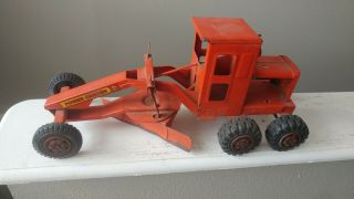 Vintage Pressed Steel Toy Marx Lumar Power Road Grader