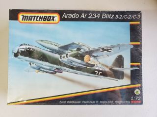 1/72 Matchbox Aircraft Model Kit Arado Ar 234 Blitz B - 2/c - 2/c - 3