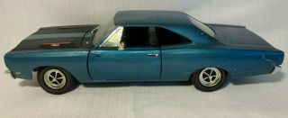 Ertl Blue 1969 Plymouth Road Runner 1/18 Scale Diecast / Only