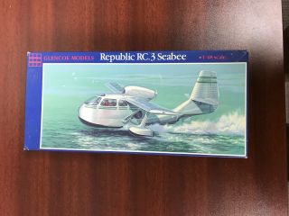 Vintage Glencoe Model Republic Rc.  3 Seabee Airplane 1:48 Kit 05104 Parts Only