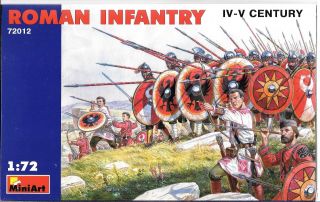 Miniart Roman Infantry Iv - V Century,  Figures In 1/72 012 St