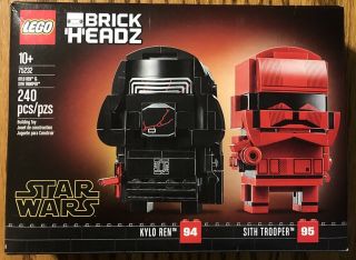 Lego Brickheadz Star Wars Kylo Ren Sith Trooper Rise Of Skywalker 75232