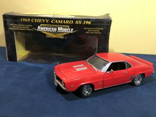 2003 Ertl Collectibles American Muscle 1:18 Diecast 1969 Chevrolet Camaro Ss 396