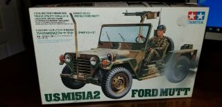 1/35 Tamiya Kit Of Us M151a2 Ford Mutt,  Kit In