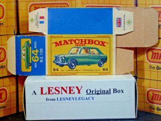 Matchbox Lesney 64b M.  G.  1100 model Type E3 EMPTY BOX ONLY 3