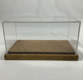 Table Top Display Case Hand Made Wood And Plexiglass 6.  5 " 31/4 " 3 "