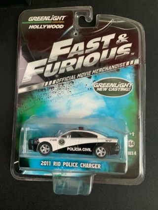 Greenlight Hollywood Fast & Furious Rio Police Dodge Charger