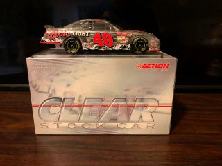 2003 Action Nascar Sterling Marlin 40 Coors Light Clear 1:24 Scale Die Cast Car