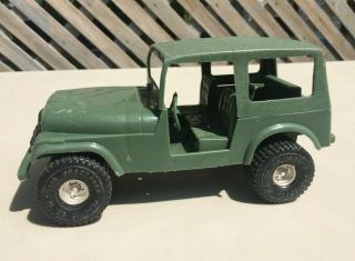 Vintage Processed Plastic Co.  Toy Army Jeep 9370