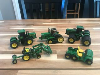 Vintage Ertl John Deere Farm Toys (tractor W/triples & More)