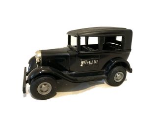 Vintage Black Tonka Rat - A - Tat - Tat Pressed Steel Plastic Model T Car