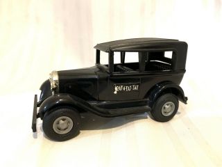 Vintage Black TONKA RAT - A - TAT - TAT Pressed Steel Plastic MODEL T Car 2