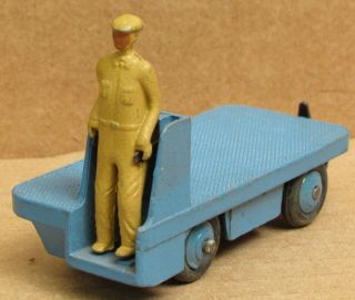 Dinky Toys/meccano 14a B.  E.  V.  Truck (electric Cart) Blue