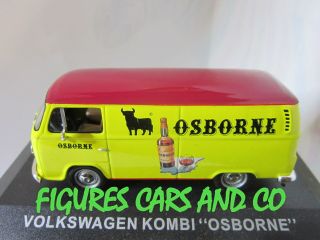 1/43 Camionnette Volkswagen Kombi Alcool Osborne Ixo Espagne En Boite