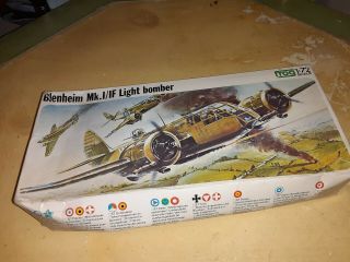 Vintage Frog Kit F190 Blenheim Mk.  I / If Light Bomber 1:72