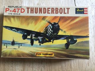 Revell Republic P - 47d Thunderbolt H - 613 1/72 Scale Model Kit
