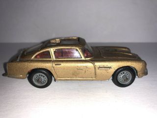 Vintage Corgi Car Gold James Bond 007 Aston Martin Db 5 1:43 Scale
