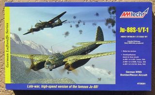 Amtech 1/72 Junkers Ju - 88s - 1/f - 1 – Miob
