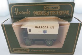 Matchbox Models Of Yesteryear Harrods Y29 Walker Electric Van