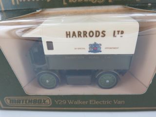 MATCHBOX MODELS OF YESTERYEAR HARRODS Y29 WALKER ELECTRIC VAN 2