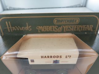MATCHBOX MODELS OF YESTERYEAR HARRODS Y29 WALKER ELECTRIC VAN 3