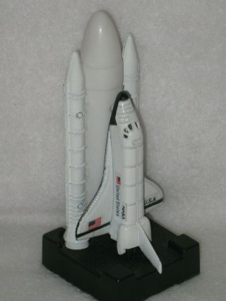 Ertl Die - Cast Nasa Space Shuttle With Booster And Display Stand