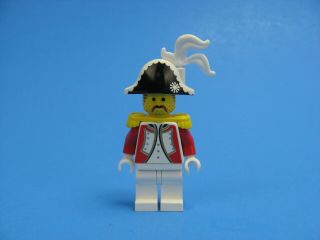 1992 Lego Imperial Guard Admiral Minifig W/white Feather 6271 Pi074