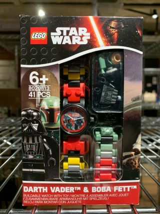 Lego Star Wars Darth Vader & Boba Fett Buildable Watch 8020813