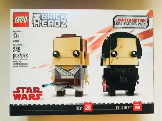 Lego 41489 Star Wars Brickheadz Kylo Ren Rey Limited Edition Collector Pack