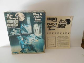 Mpc Disney Haunted Mansion Play It Again Sam Empty Box & Instructions Only