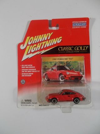 Johnny Lightning 1/64 Classic Gold 1985 Porsche 911