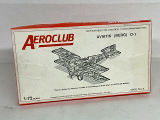 Aeroclub 1/72 Aviatik (berg) D - 1