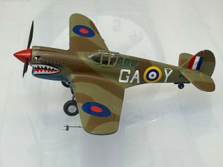 Curtiss P - 40 Kittyhawk,  1/72,  Built & Finished For Display,  Very Good