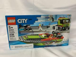 Lego 60254 City Race Boat Transporter 238pcs -